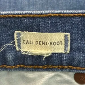 Madewell Cali Demi-Boot Solid Jeans Blue High Rise Stretch Denim Size 10 thumbnail 8