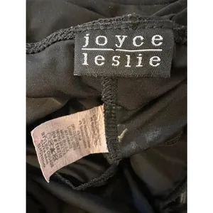 joyce leslie halter bodycon mini dress xxsmall deep-V y2k goth cyber 90s Vintage thumbnail 7