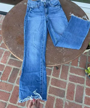 Women's Colette Crop Flare Jean sz 24 thumbnail 5