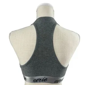 ✨Aerie Lace Up Sz Medium Grey Bralette✨ thumbnail 3