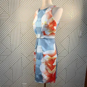 Keepsake‎ the Label Blue Graphic Floral Scuba Dress thumbnail 4