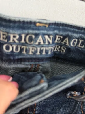 American Eagle Outfitters Women’s medium Blue Jeggings size 6 thumbnail 4