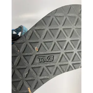 Teva Flatform Universal Sandals Women 9 Blue Good Platform snake Pattern Strappy thumbnail 8