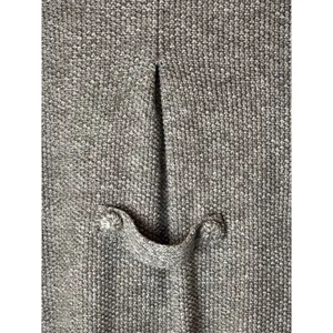 Bask Sweater Women Small Brown Ivory Knit Collared Snap Long Line Cardigan‎ thumbnail 10
