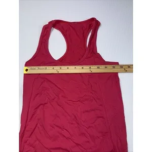 Fabletics Pink seamless Athletic Tank Top Racerback‎ Workout Running s thumbnail 2