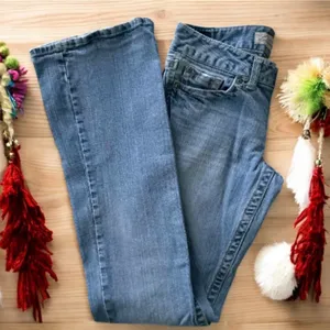 Aeropostale Y2K Low Rise Light Blue Slim Flare Jeans thumbnail 9