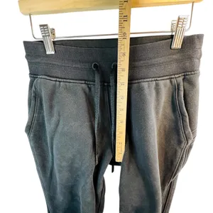 Lululemon Align Jogger Pants Black Womens 4‎ Elastic Waist Drawstring Logo READ thumbnail 7