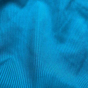 Shade & Shore High Leg Cheeky One Piece Swimsuit Medium Teal Ribbed Fabric thumbnail 4