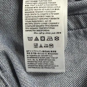GAP Loose High Rise Jeans Womens 24 00R Blue Medium Wash Straight Leg Stretch thumbnail 6