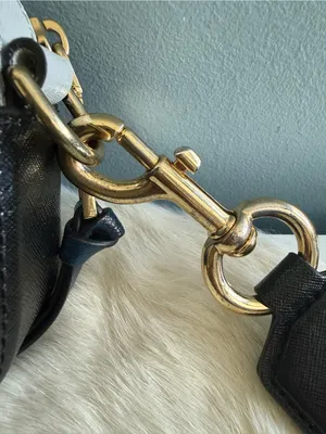 Marc Jacobs The Snapshot Navy Blue Sea Crossbody Camera Bag. Measures approximat thumbnail 4