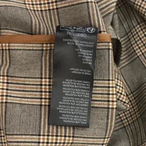 Anthropologie PILCRO Belted Blazer Dress Plaid Glen Check Brown Pockets Medium thumbnail 12