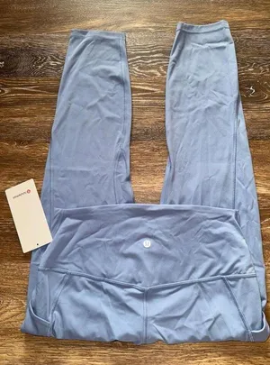 Lululemon Align With Pockets High Rise 25” Blue Willow Size 12 NWT thumbnail 1