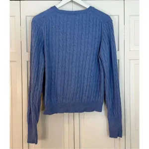 J.Crew Vintage wool angora blend cableknit cardigan sweater large thumbnail 7