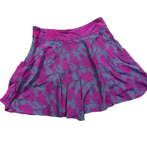 Free People Sheila‎ Vivid Purple & Gray Floral Culotte Shorts sz 2 boho thumbnail 10