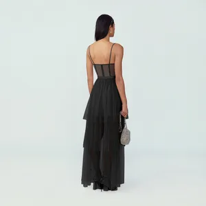 Fame and Partners Corset Tiered Gown thumbnail 3