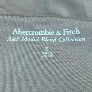 Abercrombie & Fitch Tan Beige Khaki Sleeveless Drape Deep V Blouse Top Size S thumbnail 3
