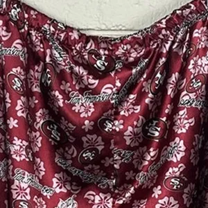 NFL for Her San Francisco 49ers Red Silky Pajama Pants size XL thumbnail 6