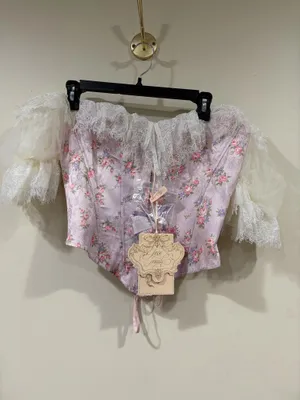 NEW LaceMade Starlit Fairy Tale Corset Top Size XL thumbnail 7