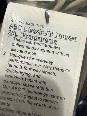 Lululemon ABC Classic-Fit Trouser 28L Warpstreme Size 33 thumbnail 9