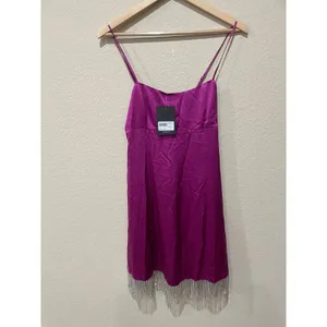 NICHOLAS Isabella‎ Embellished Silk Mini Dress thumbnail 6