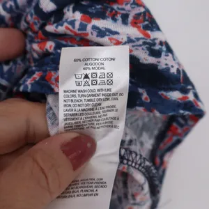 Lucky Brand T-Shirt Womens Medium Medallion Print Blue Red Short Sleeve Exc thumbnail 5
