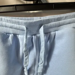 Aocku Sweatpants Juniors Petite Size XL Blue Drawstring Fleece 22.5" Inseam thumbnail 3