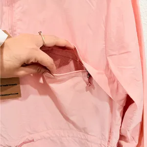 Avalanche Pink Lightweight Hooded Windbreaker Jacket • Zip Pockets • Size S thumbnail 4