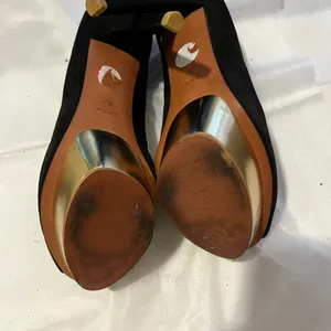 Zara Black Classic platform Heels 37 thumbnail 3