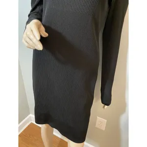 Marc by Marc Jacobs‎ Black Ribbed Long Sleeve Sweater Dress M4004574 Womens thumbnail 8