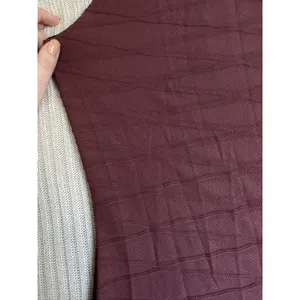 Windsor Burgundy High Neck Sleeveless Knit Sheath Midi Dress Size M MD1496WD thumbnail 3
