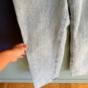 Unbranded Vintage High Rise Wide Leg Jeans 26x29.5 Actual Light Wash 100% Cotton thumbnail 3