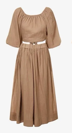 {XL} Free People Endless Summer Forever Mood Skirt Set Taupe thumbnail 1