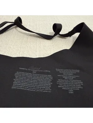 Soma 32C Vanishing 360 Unlined Perfect Coverage Black Bra Underwire Front Close thumbnail 6