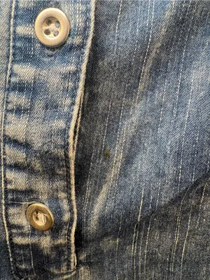 Shirt Dress Denim Button-Front Shirt Dress - Blue thumbnail 8