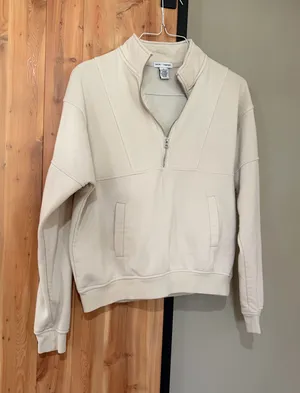 3/4 zip top Tan Size M thumbnail 1