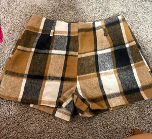SHEIN plaid shorts thumbnail 1