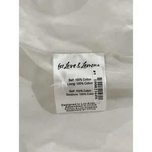 For Love & Lemons Mini Dress White Tea Time Poplin Bustier Basque Waist Medium thumbnail 11