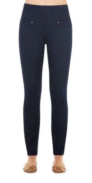 Spanx High Rise Side Zip Alexia‎ StretchSkinny Jeans Indigo Large Minimalist thumbnail 2