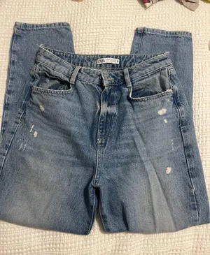 ZARA Distressed Jeans thumbnail 1