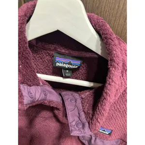 Patagonia Re-Tool Snap T Pullover Fleece Women's M Deep Pile Maroon Burgundy thumbnail 3