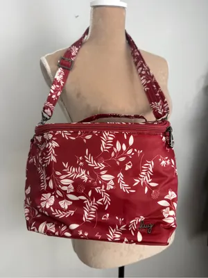 lug Red Floral Lunch Bag thumbnail 1