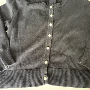 Karl Lagerfeld Black  pearl Button-Up Cardigan medium thumbnail 2