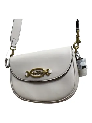 Coach Harley Crossbody Bag CM705 Glovetanned Leather Brass/Chalk NWT thumbnail 6