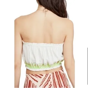Free People No More Tiers Tube Top Neon Embroidered thumbnail 6