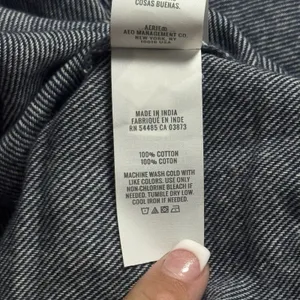 NEW Aerie Anytime Fave Twill Button‎ Down Flannel Blue Capsule Outdoors XXL thumbnail 9