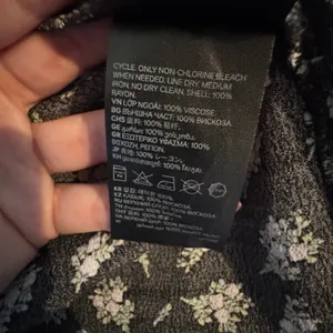 H&M Dark‎ Floral Milkmaid Puff Sleeve Maxi Dress L Ruffle Fairy Cottage Whimsigoth thumbnail 8