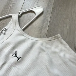 Reformation Tank Top organic cotton martini embroidered nova womens White small thumbnail 5