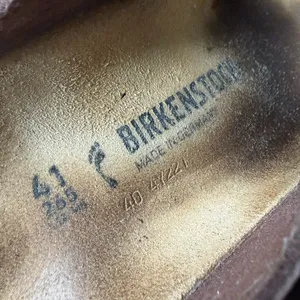 Birkenstock Arizona Sandals Brown Leather Buckle Comfort Size 40 thumbnail 9