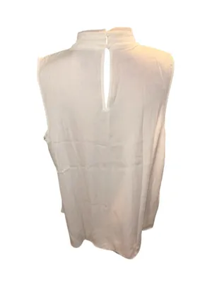 Worthington White Sleeveless Blouse Size XL thumbnail 4