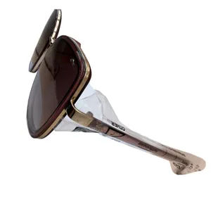 Kurt Geiger‎ London Crystal Burgundy Square Butterfly Sunglasses NEW KGL9037/S thumbnail 5